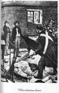 Enjolras and Grantaire at the Firing Squad