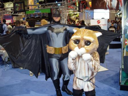 Batman & Puss in Boots