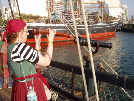 Yarr! Sighting the Guns