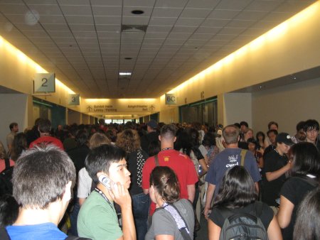 Crowded Hallway