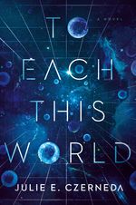 Bubbles or planets are suspended among stars and nebulae, wrapped in 3D grid lines as if looking along a hallway or up a well. The planet/bubbles form the O letters in the title, which is spelled out in thin letters over the whole image.